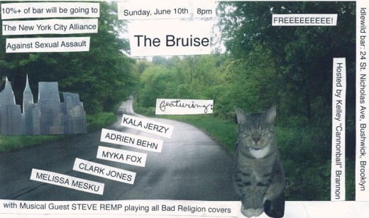 bruise june 10th flyer