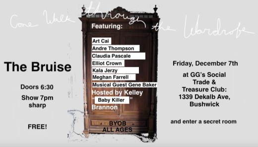 flyer for Dec 2018 show